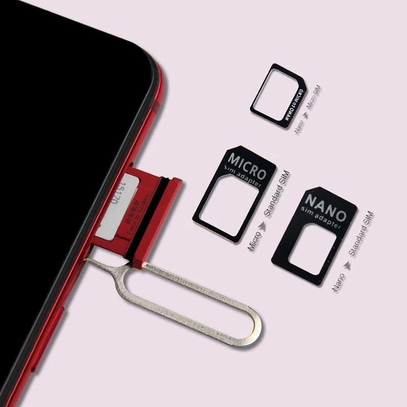 Adaptador Universal De Tarjeta SIM - Convierte Micro/Nano A SIM Estándar, Para Móviles Y Tablets