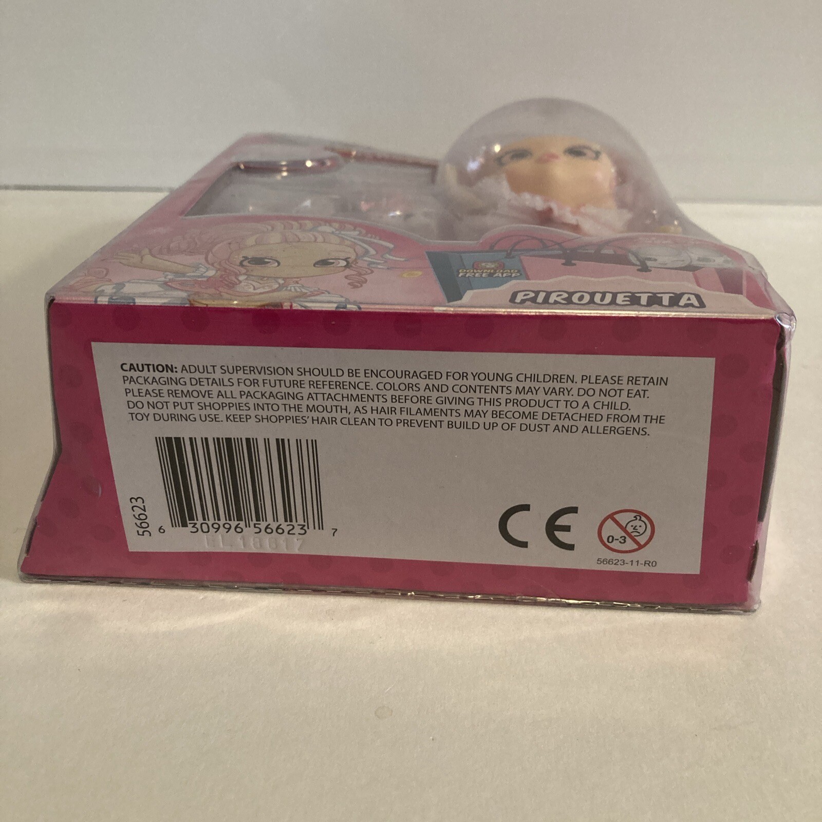 Shopkins Shoppies Pirouetta Doll w/ 2 Exclusive Shopkins & Accessories NEW