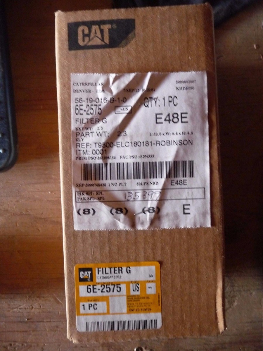 Caterpillar Filter 6E2575 | eBay