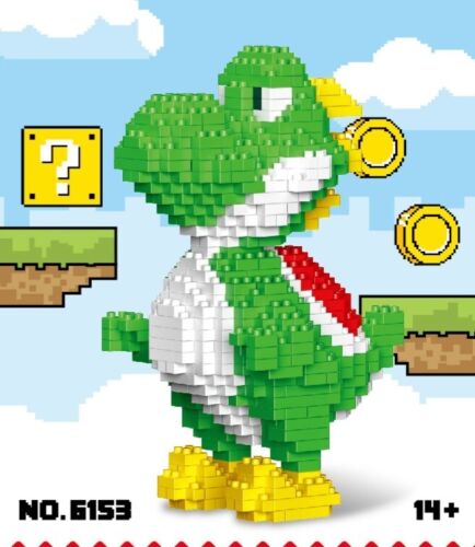 Mario and Yoshi Micro - Particle Building Block Toys (4 - piece Set) - Picture 2 of 9