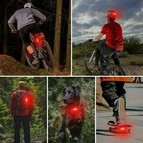 80000LM 8LED Mountain Bike Light Bicycle Torch Front Rear Lamp USB Rechargeable - Picture 12 of 12