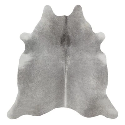 PROINLEATHERS 8x7 FEET ! Real GRAY TONES - GREYISH Cowhide Rug natural hair Cowhides Cow Hide