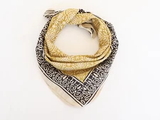 100% Cotton Bandanas, Bohemian Style Cotton Neck Scarf Boho Soft Cotton Bandana