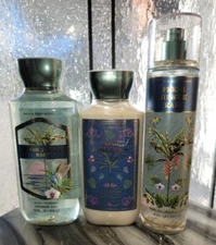 Bath and Body Works FRESH JUNGLE RAIN Shower Gel, Body Lotion, Mist BBW 3 Pc Set