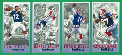 1993 FLEER GAMEDAY BUFFALO BILLS TEAM SET   AFC CHAMPIONS  KELLY SMITH  THOMAS