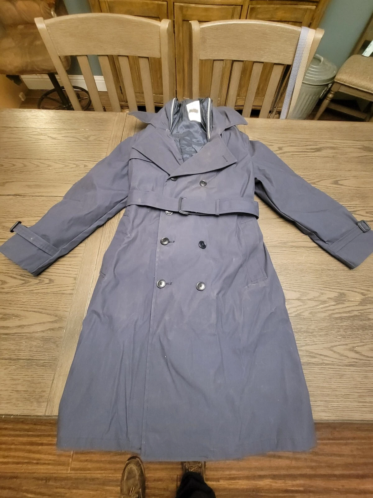 raincoat men long with liner
