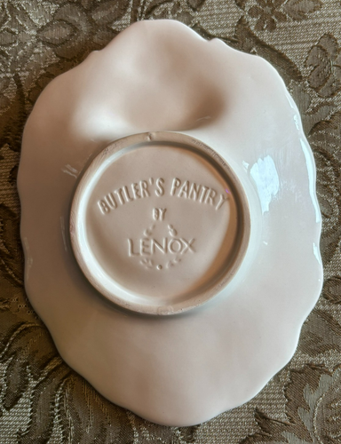 Lenox BUTLER'S PANTRY Shell Spoon Rest Mint Condition - Imagen 3 de 4