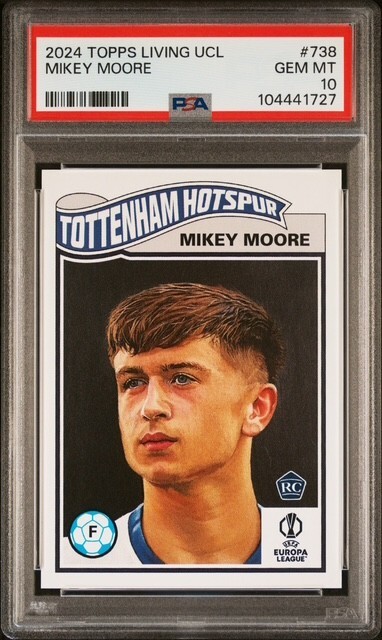Mikey Moore 2024 Topps Living Set #738 RC PSA 10 LOW POP