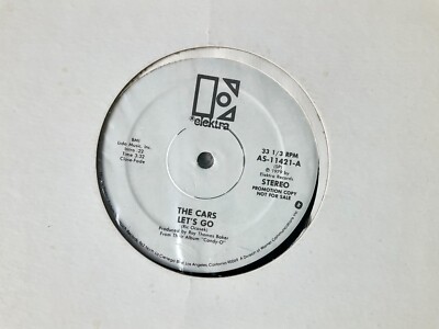   Promo * Cars     Let's Go 12'' Maxi Vinyl * wie neu * NEAR MINT