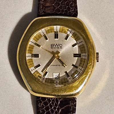 Vintage Watch BWC Man Woman Automatic 1 9/16in Swiss Oversize ETA2783 Neuchâtel