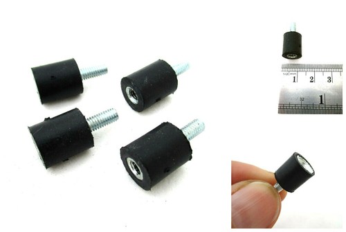 M4 montaje antivibración suave MF macho hembra 15*15 mm cámaras motores UAV PCB 4 piezas - Imagen 2 de 7