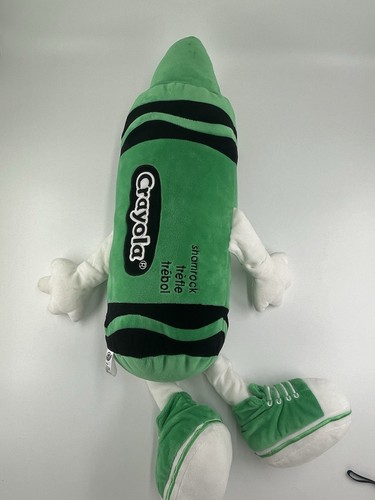 Large Crayola Experience Green Shamrock Trefle Trebol Plush 26" / 2018 - Picture 5 of 10