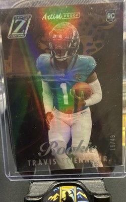 2021 Panini Zenith - Rookies Travis Etienne #59 Artist Proof Silver /49 (RC)