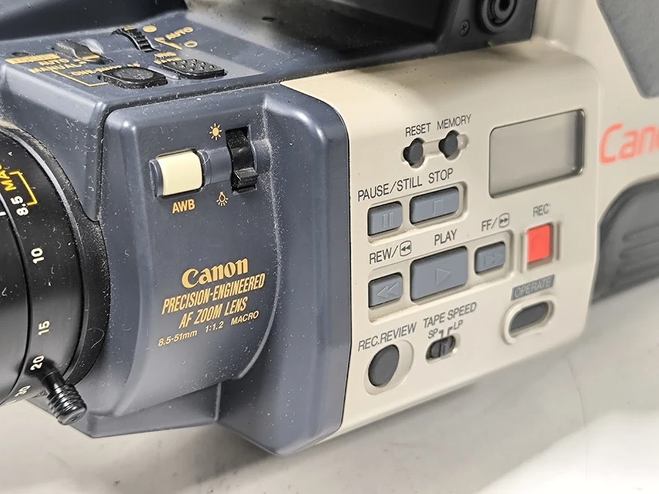Canon Canovision 8 VM-E1 Camcorder - Fully Functional, Used - Image 3 of 4