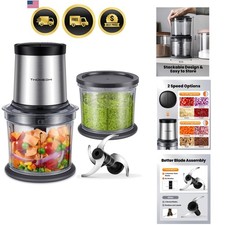 Food Processor 4 Cup, Electric Food Chopper, ...