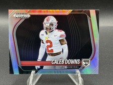 2025 Panini Prizm Black NIL Silver Prizm #190 Caleb Downs