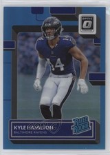 2022 Panini Donruss Optic Rated Rookie Aqua Prizm /299 Kyle Hamilton #238 1j30