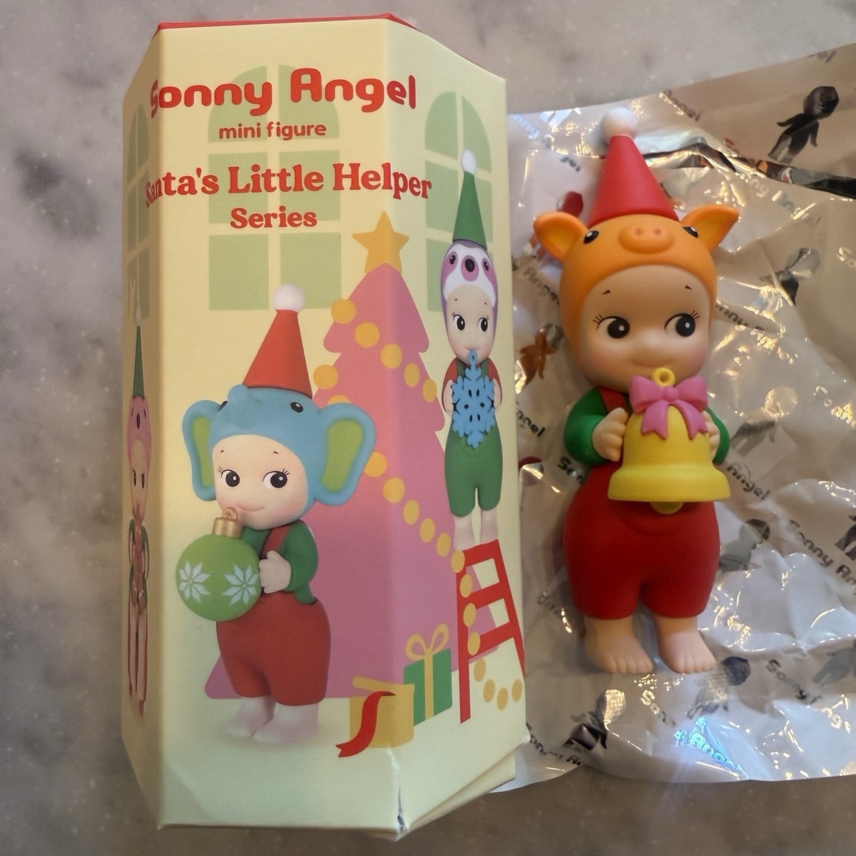 Authentic Sonny Angel Santa's Little Helper Christmas: Pig | eBay
