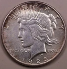 1928-S Peace Dollar — photo from another recent sale
