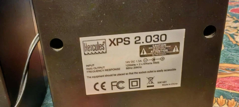 Casse Acustiche Hercules XPS 2.030 Stereo 12W - Immagine 2 di 3