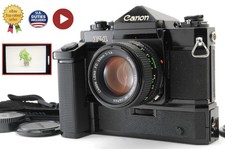 N MINT Canon F-1 Late 35mm Film Camera Body 50mm f1.4 PowerWinder F From JAPAN