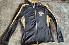 Pittsburgh Penguins Jacket Mens 2XL Black Gold NHL Hockey Cool Base Full Zip