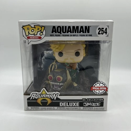 Funko POP! Heroes- Aquaman #254 - Special Edition - DC Collection By Jim Lee NEW