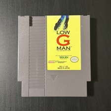 Low G Man (Nintendo NES, 1990) Authentic ~ Cartridge Only ~ Tested & Working!