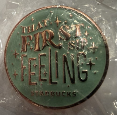#ad quot;That First Sip Feelingquot; Exclusive Starbucks Partner#x27;s Pins New $18.75