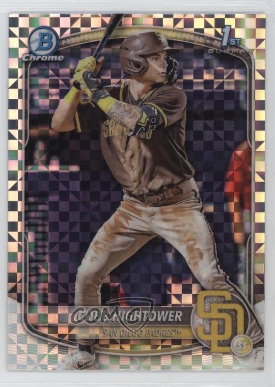 2025 Bowman Chrome Prospects X-Fractor Cobb Hightower #BCP-104 0o2b