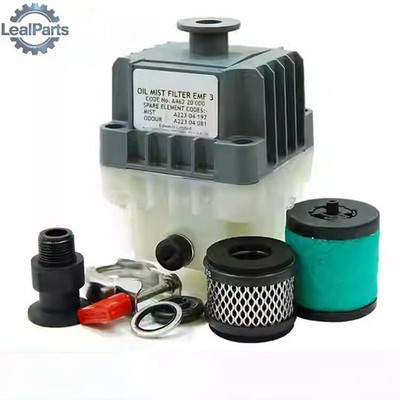 Oil Mist Filter Separator Vacuum Pump Exhaust Cartridge EMF3 A46220000 1PC NEW