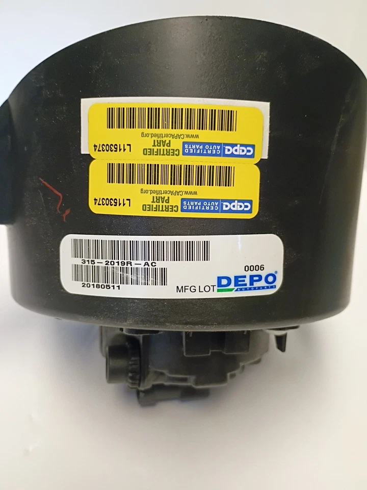 雾灯总成右手/通适用于日产 Frontier 带镀铬保险杠 DEPO — 第 4/4 张图片