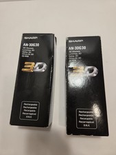 2 Sharp AN-3DG30 3D Glasses for TV Open Box