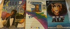 ALF  VINTAGE 3 RARE PC GAMES! 2 SEALED WORLD OF WORDS/PARTY KIT NIB BOX OFFICE!