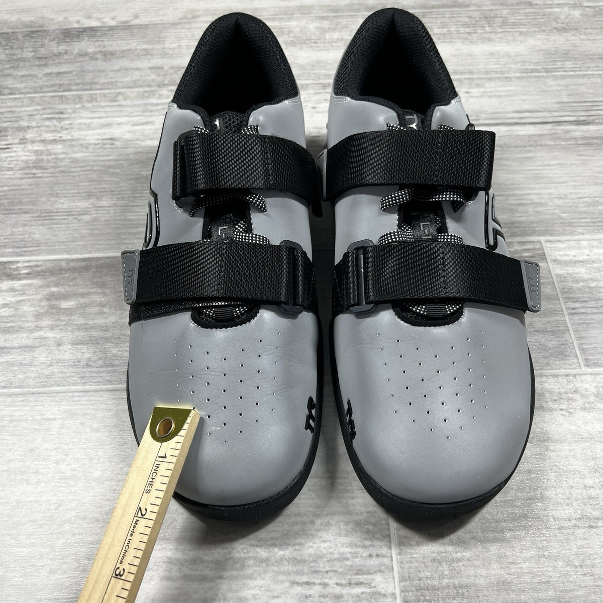 TYR L-1 Lifter Shoes Mens Size 11.5 Silver Reflective Weightlifting Gym Sneakers Men main image 4