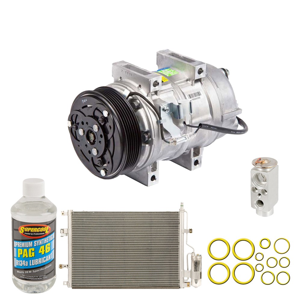 Volvo S60 S80 2001-2004 OEM AC Compressor with Condenser Drier DAC