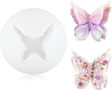 3D Double-Layer Butterfly Silicone Mold, Sili...