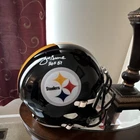 Joe Greene Pittsburgh Steelers Speed FS Replica Helmet Signed Original HOF 81