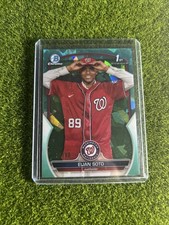 2023 Bowman Chrome Sapphire Elian Soto Aqua /99 #BCP-177 Washington Nationals