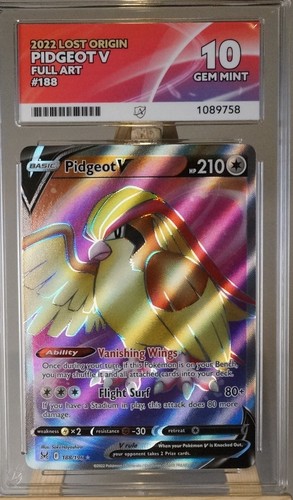 Pidgeot V graded ACE 10 for sale on eBay