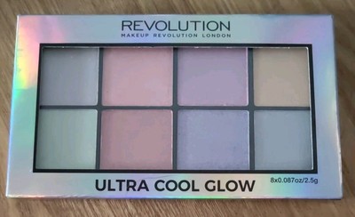 Revolution Ultra Cool Glow Highlighter Palette 8 Farbtöne