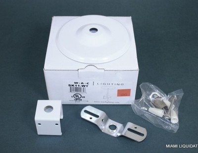 WAC Lighting SK11-WT Track Lighting Light Fixture Suspension Bracket 5 x1'' White