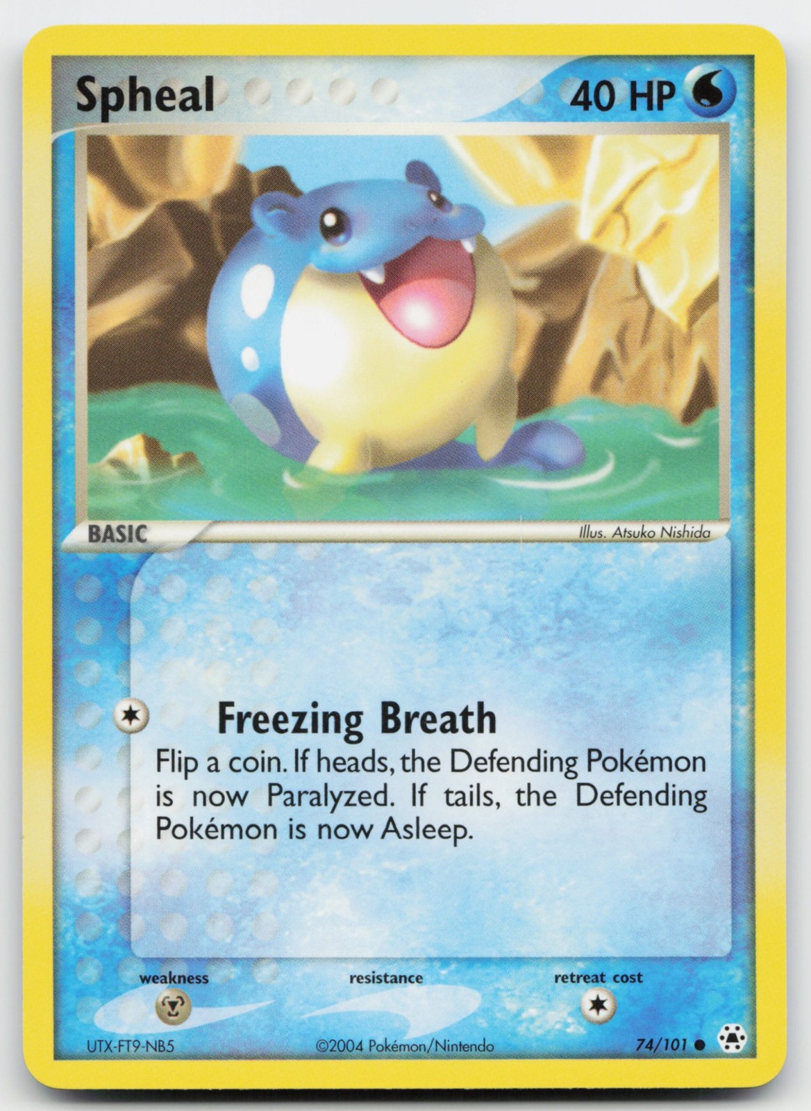 Spheal EX Hidden Legends 74/101 Common EN NM
