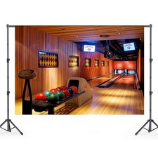 7x5 Ft Bowlings Backdrop Bowling Birthday Party Indoor Sports Background