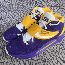 Sz 16 New Nike KD 14 LSU Tigers Player Exclusive PE Sample Signed By Darius Days