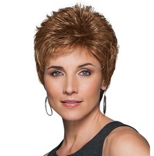 Gabor Flirt Short Wig Natural GL27 29 Chocolate Caramel Hair Color Average Cap