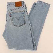 Levi's Premium 501 S Original Fit Light Wash Jeans Women's Size 28x28