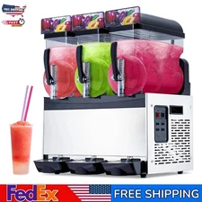 Commercial Slushy Machine Stainless Steel Self-Cleaning Frozen Drink Maker Home