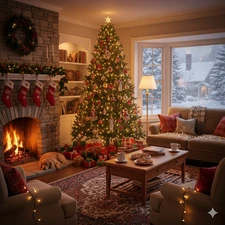 Digital image Picture AI chritmas theme image