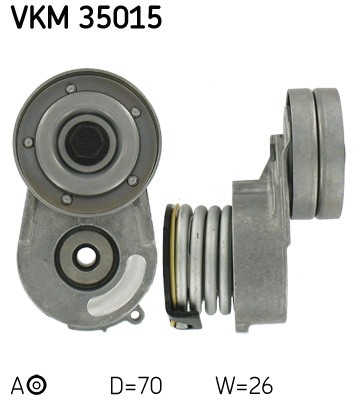 Riemenspanner, Keilrippenriemen FÜR Opel Astra G CC (T98) - SKF VKM 35015-image